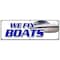 Signmission WE FIX BOATS BANNER SIGN outboard sterndrive repairs marine electrontic B-72 We Fix Boats - alternate 1